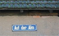 Wo hängt dieses Schild?