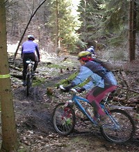 Wie beim MTB-Rennen!