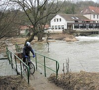 Wackenmhle unter Wasser