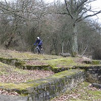 Den Rmern durchs Wohnzimmer biken